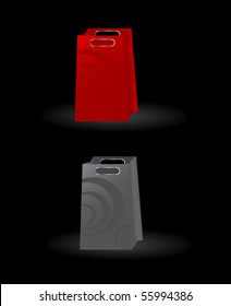 shopping package vector