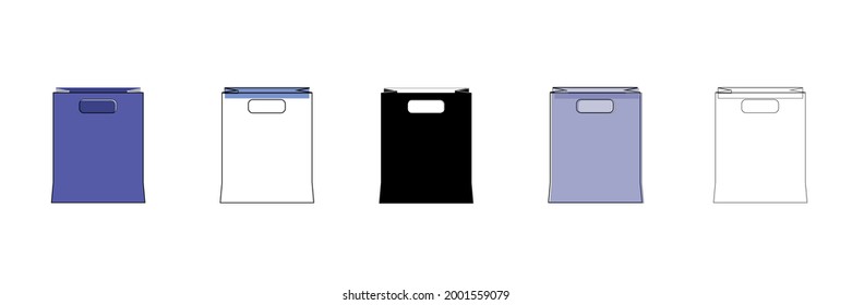 shopping packet vector type icon