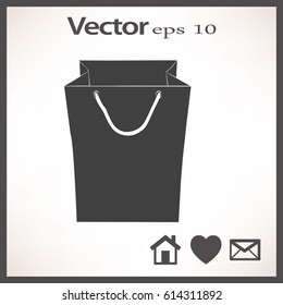 Shopping paper bag.