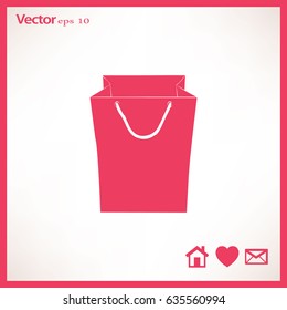 Shopping paper bag.