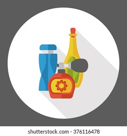 shopping perfume flat icon