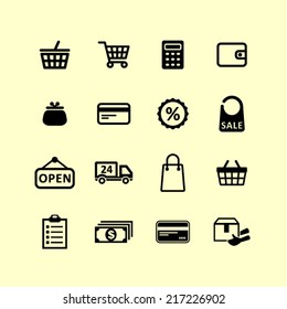 Pictograma de compras