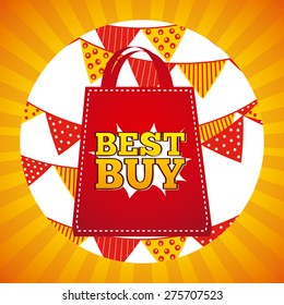 shopping poster design, vector illustration eps10 graphic 