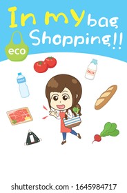 Shopping poster with my bag