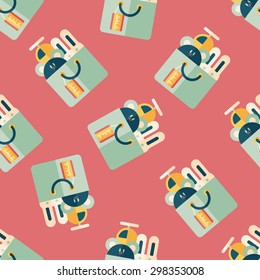 shopping present flat icon,eps10 seamless pattern background