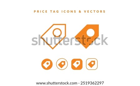 Shopping Price Tag Multiple Icons 