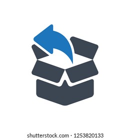 Shopping - Product return Icon