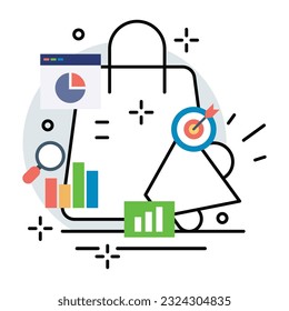 Diseño de promoción comercial. Diseño de vectores