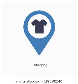 Concepto de icono de punto de compra