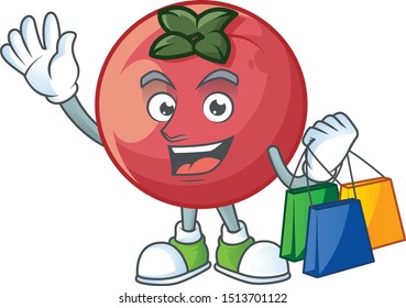Shopping rare velvet apple with character mascot