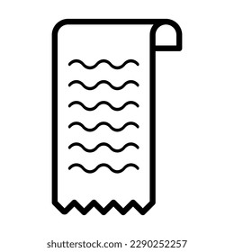 Shopping receipt vector icon. Shopping list icon. A simple stylish shop receipt. Payment confirmation icon.
