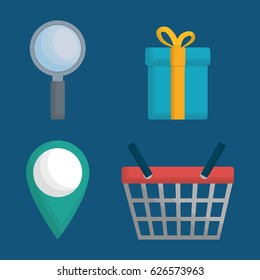 shopping related icons