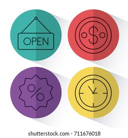 shopping related icons