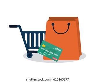 shopping related icons image 
