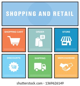 SHOPPING AND RETAIL CONCEPT