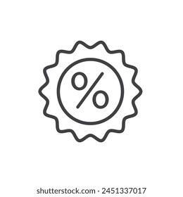 Shopping and Retail Sale Icon Set with Discount Tags and Special Offer Symbols