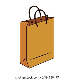 shopping retail sale store, shopping bag isolated cartoon vector illustration graphic design