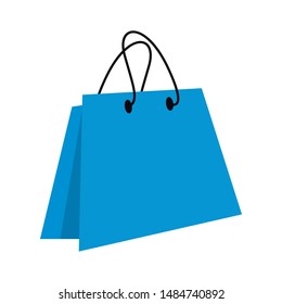 shopping retail sale store, shopping bag isolated cartoon vector illustration graphic design