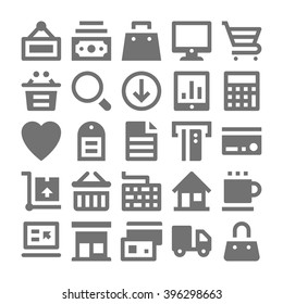 Shopping and Retail Vector Icons 1