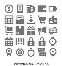 Shopping and Retail Vector Icons 2
