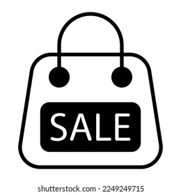 Shopping sale and discount vector design in trendy style