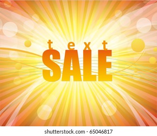 shopping sale poster