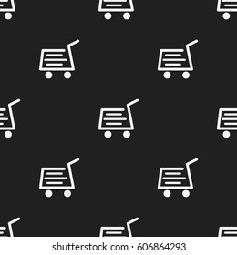 shopping seamless pattern vector