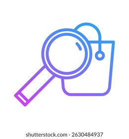 Compras Procurar Elemento Ícone Para Design