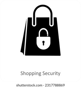 Concepto de icono de seguridad y protección