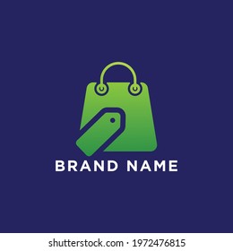 Shopping sell logo design vector element