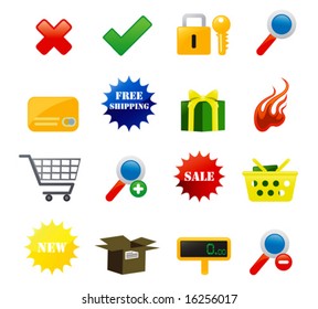 Shopping and Selling Icons