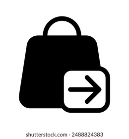 Shopping Share Icon Vector Symbol Design Illustration
