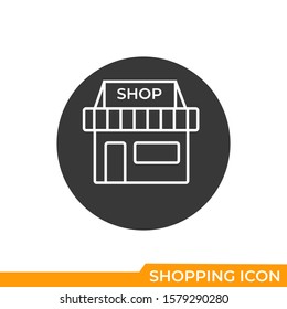 shopping shop icon.vector EPS 10