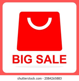 Señal de compra en la ilustración Vector. El concepto de tienda online o tienda electrónica. Icono de la gran venta. 