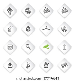 Shopping  simply symbols for web and user interface