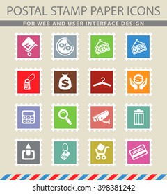 Shopping  simply symbols for web and user interface