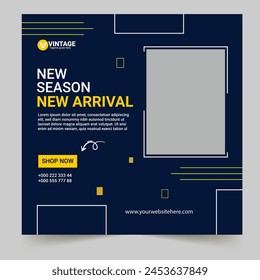 Shopping social media post design