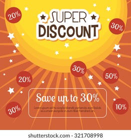 Shopping special offers design, vector illustration eps 10.