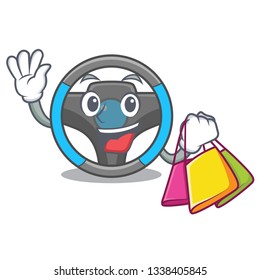 Shopping steering wheel in the character shape