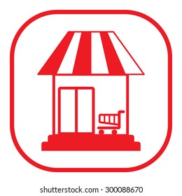shopping store icon