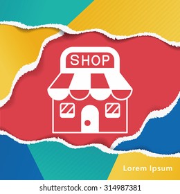shopping store icon