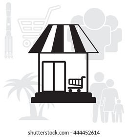 shopping store icon