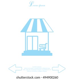shopping (store) icon
