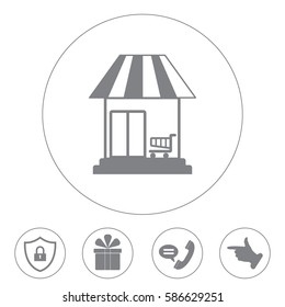 shopping (store) icon