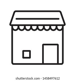 Shopping store icon, Storefront Icon