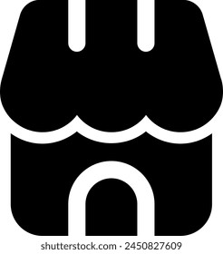 Shopping Store-Symbol Vektorillustration Asset-Element