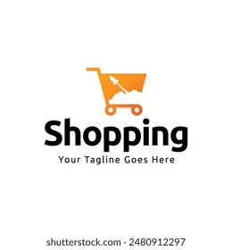 Shopping Shop Logo Design Vektorgrafik