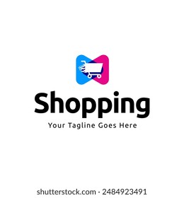 Vector de diseño de logotipo de tienda