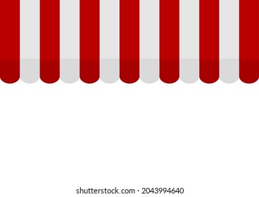 Shopping store supermarket white and grey and red color background.