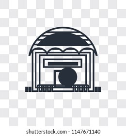 Shopping store vector icon isolated on transparent background, Shopping store logo concept
